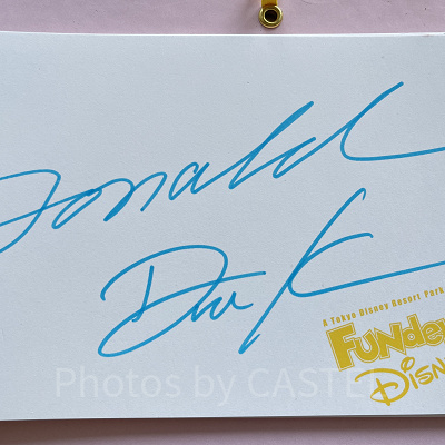 ドナルドのサイン