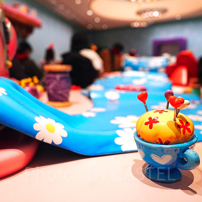 フォトスポットがたくさんあるミニーのスタイルスタジオ