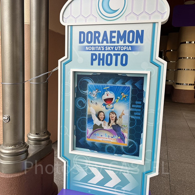 ドラえもんXRライドのフォトオポチュニティ
