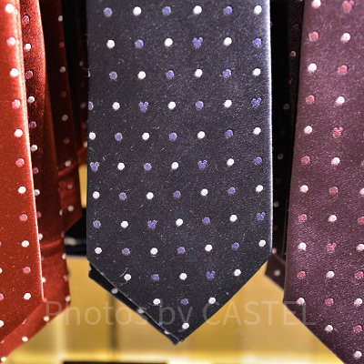 ドットネクタイ①（青）