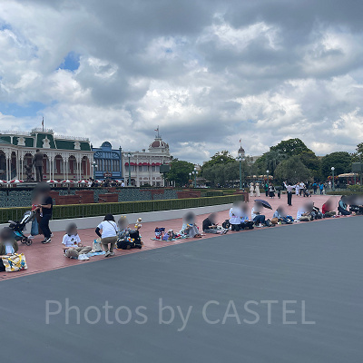 ドリーミング・アップ！の待ち列（13時15分ごろ）