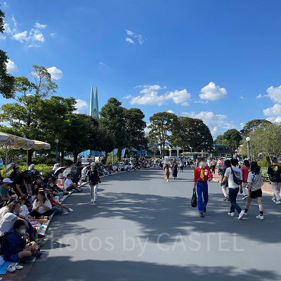 ドリーミング・アップ！待ちの様子 2022年10月1日(土)14時ごろ