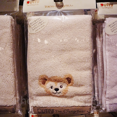 ダッフィーのフェイスタオル