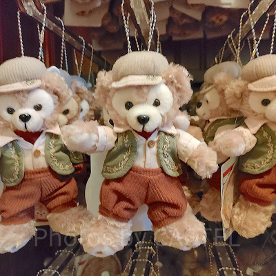 ダッフィー＆フレンズのサークル・オブ・フレンドシップ：ダッフィーのぬいぐるみバッジ