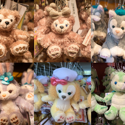 ダッフィー＆フレンズぬいぐるみストラップ