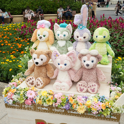 ダッフィー＆フレンズのぬいぐるみSサイズ