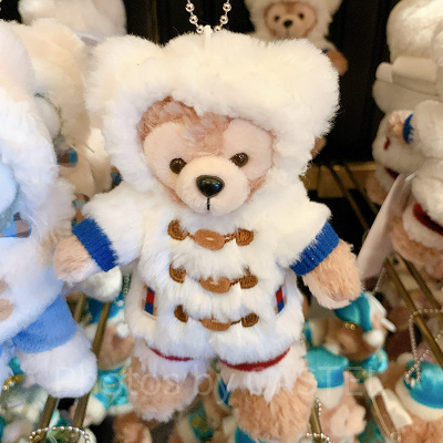 ダッフィーぬいぐるみバッジ