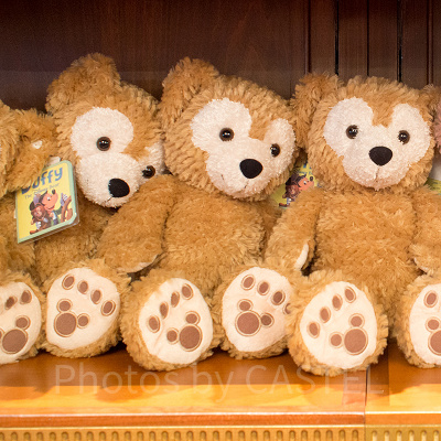 ダッフィーのぬいぐるみは3つのサイズがあるよ♪