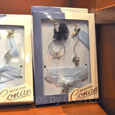 イヤリング・ブレスレットセット(江戸川コナン)〔USJ×コナングッズ〕