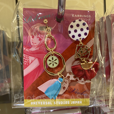 イヤリング（レベッカ&ヴィオラ）（USJワンピースグッズ）