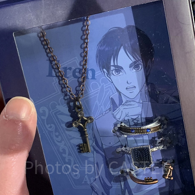 エレンのネックレス＆リングセット〔USJ×進撃の巨人〕