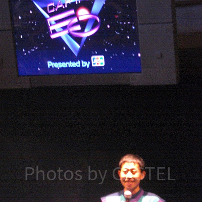 再演当時も本編上映前にキャプテンEOのスピールをしてくれるキャストさん