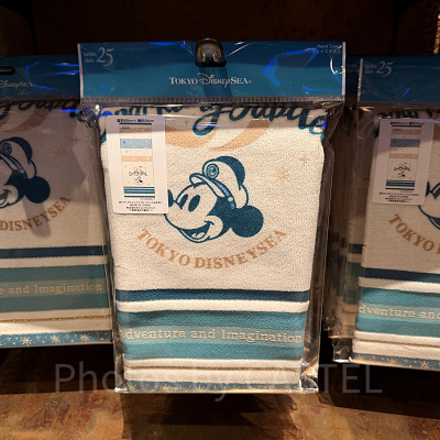 フェイスタオル(ディズニーシー25周年グッズ)