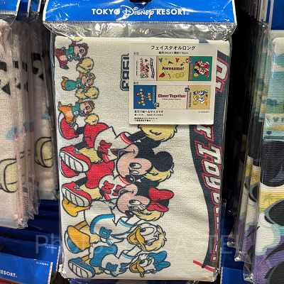 フェイスタオルロング(ディズニーチアダンスグッズ)