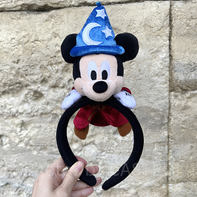 ファンタジアミッキーぬいぐるみ付きカチューシャ