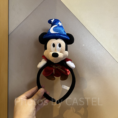 ファンタジアミッキーぬいぐるみ付きカチューシャ