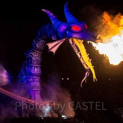 ファンタズミック！（TDS・夜）<br /> 設定：100㎜ SS1/160 F5.6 ISO3200