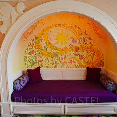 ファンタジーシャトーのアルコーヴベッド