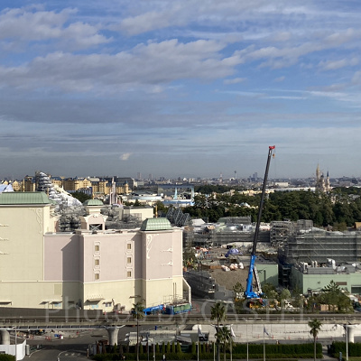 ファンタジースプリングス建設中の様子（2022年11月）