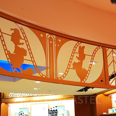 映画フィルムをモチーフにした装飾