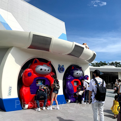 ベイマックスの自動販売機の隠れ「モチ」を探せ！