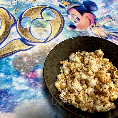 完成したキャラメルポップコーン