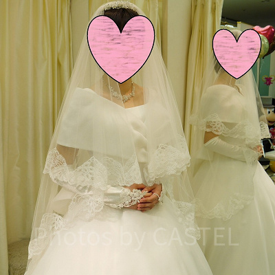 初めての試着。結構本格的に仕上げてくれた。