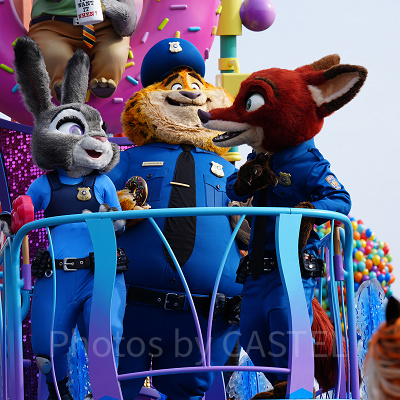 ハーモニーインカラーに登場するニック、ジュディ、クロウハウザー