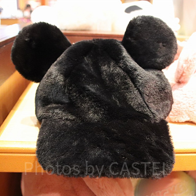 もこもこミッキーキャップ（ブラック）