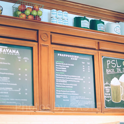 日本では見かけない味のフラペチーノも！