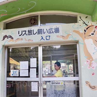 リス放し飼い広場