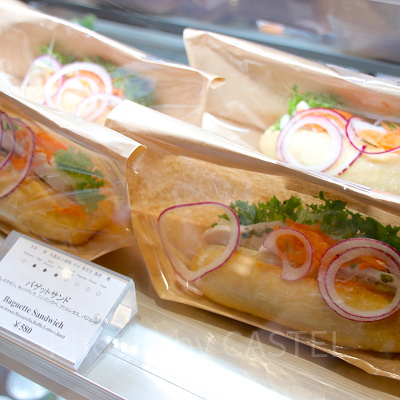 作りたてのサンドウィッチ