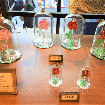 ガラスドーム バラ