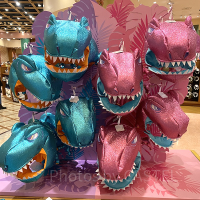 キラキラ恐竜ぬいぐるみハット