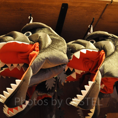 ゴジラぬいぐるみハット