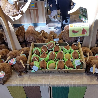 キーウィグッズが並ぶ「Goo Zoo」