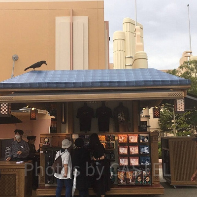 鬼滅の刃XＲライド前のグッズカート