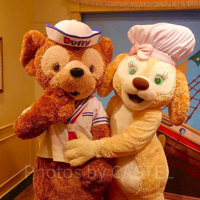 ダッフィーとクッキー・アンのグリーティング