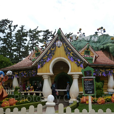 ハロウィン期間のデコレーション