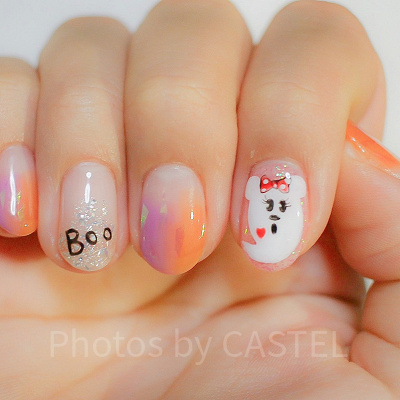 ハロウィンミニーネイル
