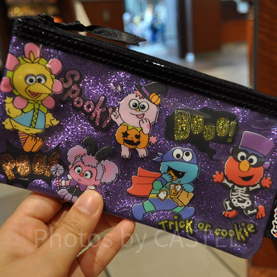 「HALLOWEEN　SESAME　STREET」キラキラペンケース