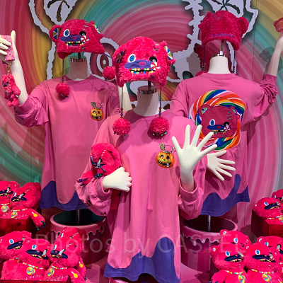 ハミクマキャンディ長袖Tシャツ