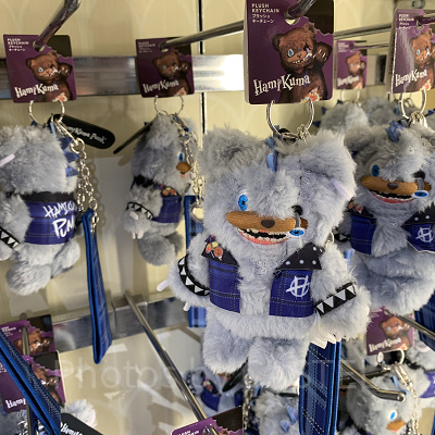 ハミクマパンク ストラップ付きマスコットキーチェーン