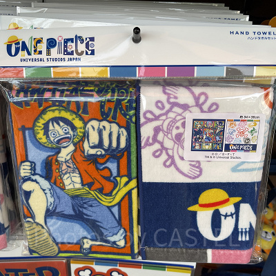 ハンドタオルセット（USJワンピースグッズ）