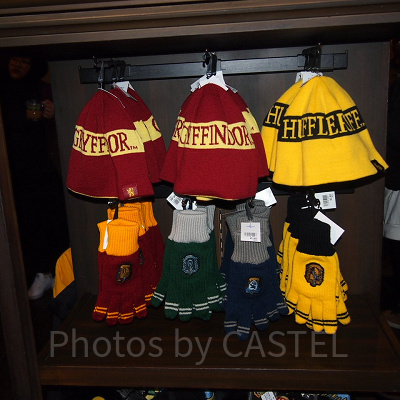ハリーポッター4寮デザインニットキャップ＆手袋