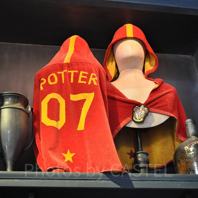 ハリーポッターグッズ/ハリーポッターのフード付きタオル／USJ