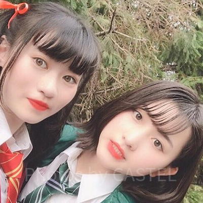 細いリボンがキュートなハリーポッターコーデ