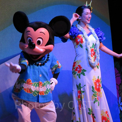 ハワイアンのミッキー