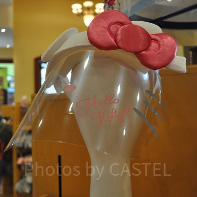 ハローキティのフェイスシールド