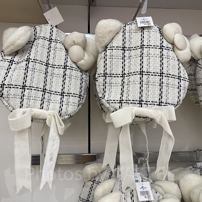 ハローキティのツイードベレー帽（白）